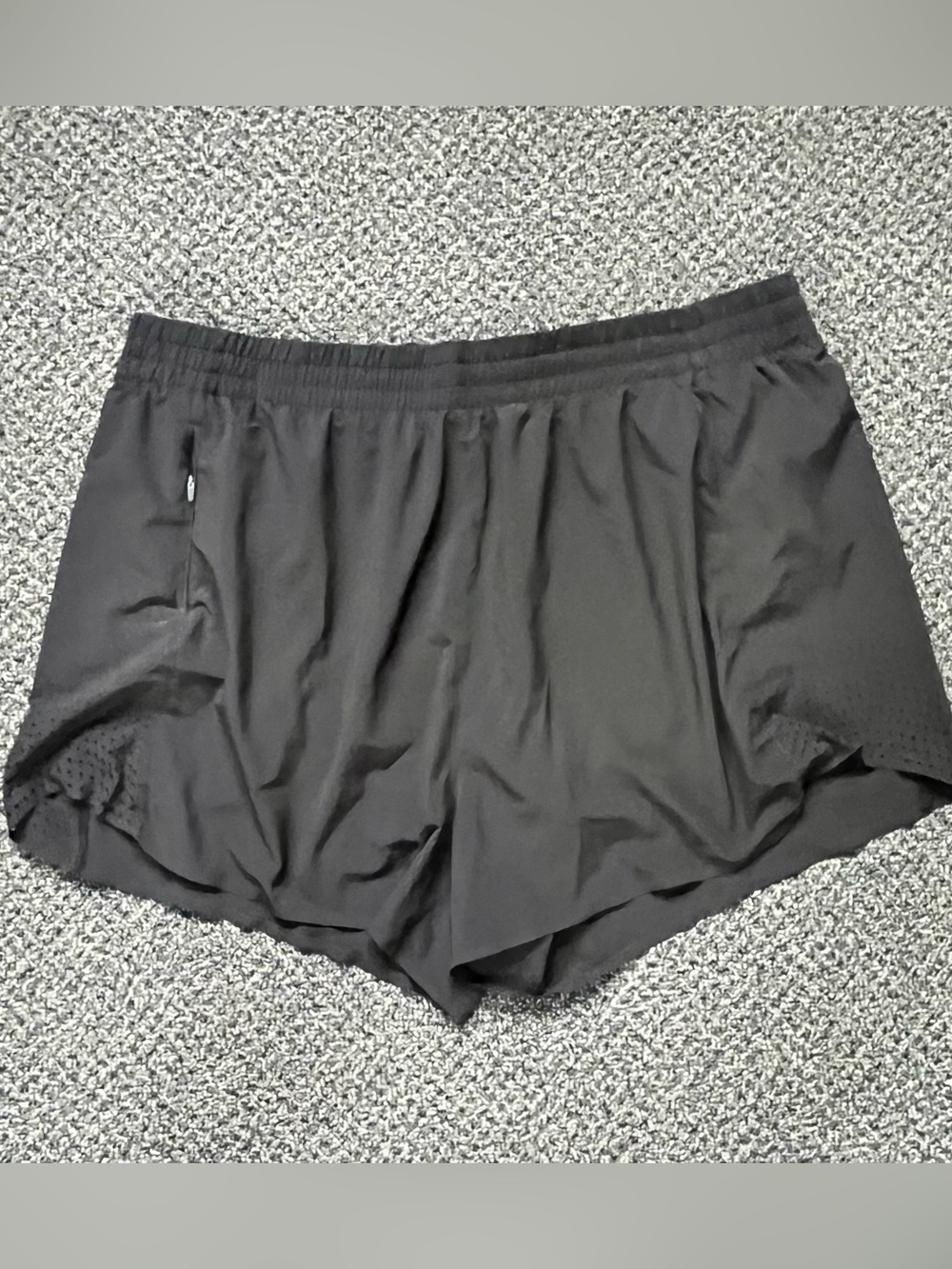 Athleta Black Women's Athletic Shorts with Side Pocket